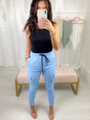 Pantalon Cargo Bleu